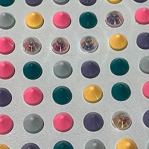 Christian Louboutin Multicolor Studded Clutch - Picture 4 of 16